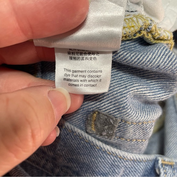 Free People We The Free Mid Rise Straight Leg Distressed Maggie Cropped Jeans 27 - Picture 13 of 13